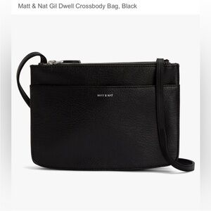 Matt & Nat “Gil” Dwell Crossbody Bag – Black, like new!